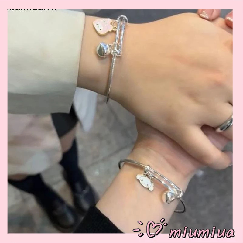 Miumiua🔮Sanrio Vòng Tay Hoạt Hình Có Chuông Phong Cách Nhật Bản 2023