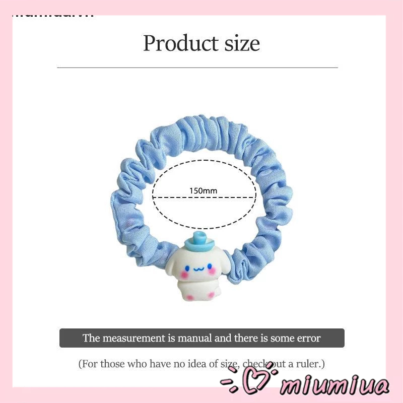 Miumiua🎀Dây Cột Tóc SANRIO Nhỏ Nhắn Hình Cinnamoroll / Cún Con Dễ Thương Ngọt Ngào