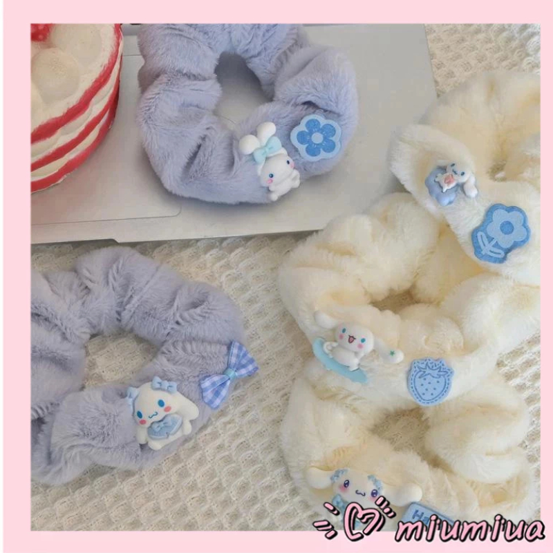 Miumiua🔮SANRIO Dây Buộc Tóc Acrylic Hình Chú Chó Dễ Thương Cho Nữ 2023