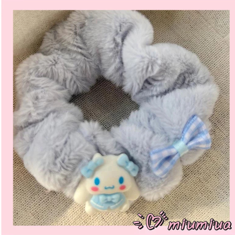 Miumiua🔮SANRIO Dây Buộc Tóc Acrylic Hình Chú Chó Dễ Thương Cho Nữ 2023