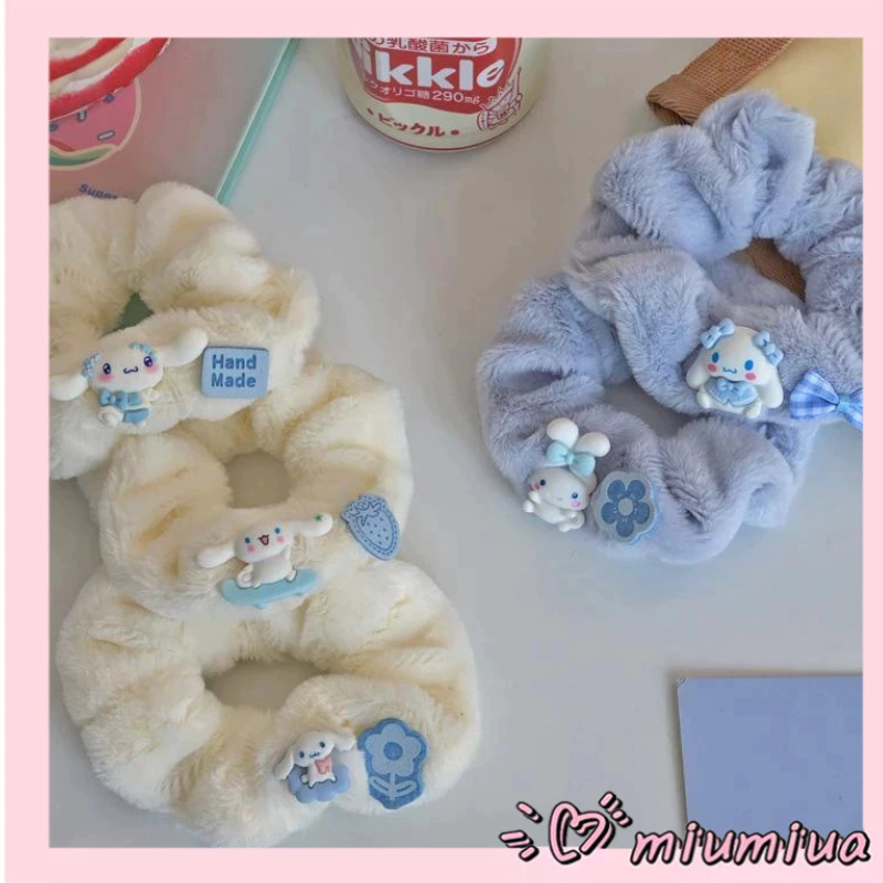 Miumiua🔮SANRIO Dây Buộc Tóc Acrylic Hình Chú Chó Dễ Thương Cho Nữ 2023