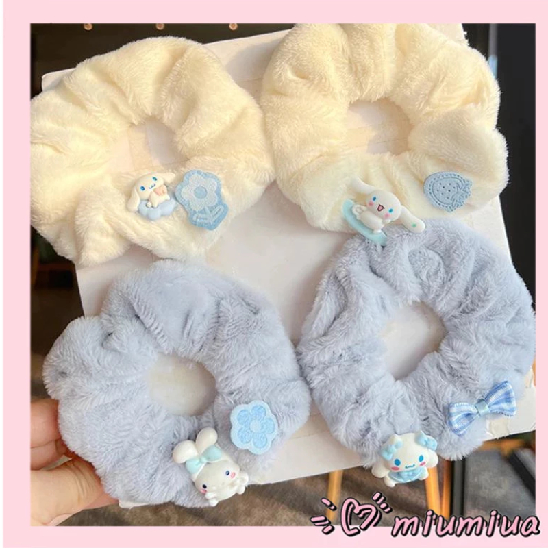 Miumiua🔮SANRIO Dây Buộc Tóc Acrylic Hình Chú Chó Dễ Thương Cho Nữ 2023