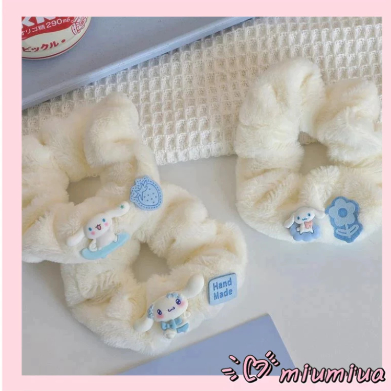 Miumiua🔮SANRIO Dây Buộc Tóc Acrylic Hình Chú Chó Dễ Thương Cho Nữ 2023