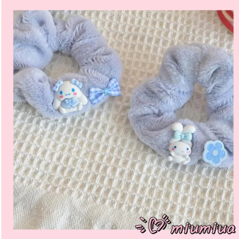 Miumiua🔮SANRIO Dây Buộc Tóc Acrylic Hình Chú Chó Dễ Thương Cho Nữ 2023
