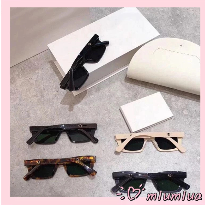 Miumiua🕶Kính râm nam nữ thời trang đi biển mẫu mới Màu đen phong cách cá tính siêu ngầu 2023
