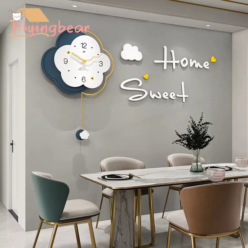 Flyingbear Đồng Hồ Treo Tường Thiết Kế Đơn Giản Hiện Đại