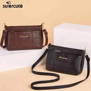 Túi xách SUPERCUTE da mềm nhiều ngăn sức chứa lớn cho nữ trung niên