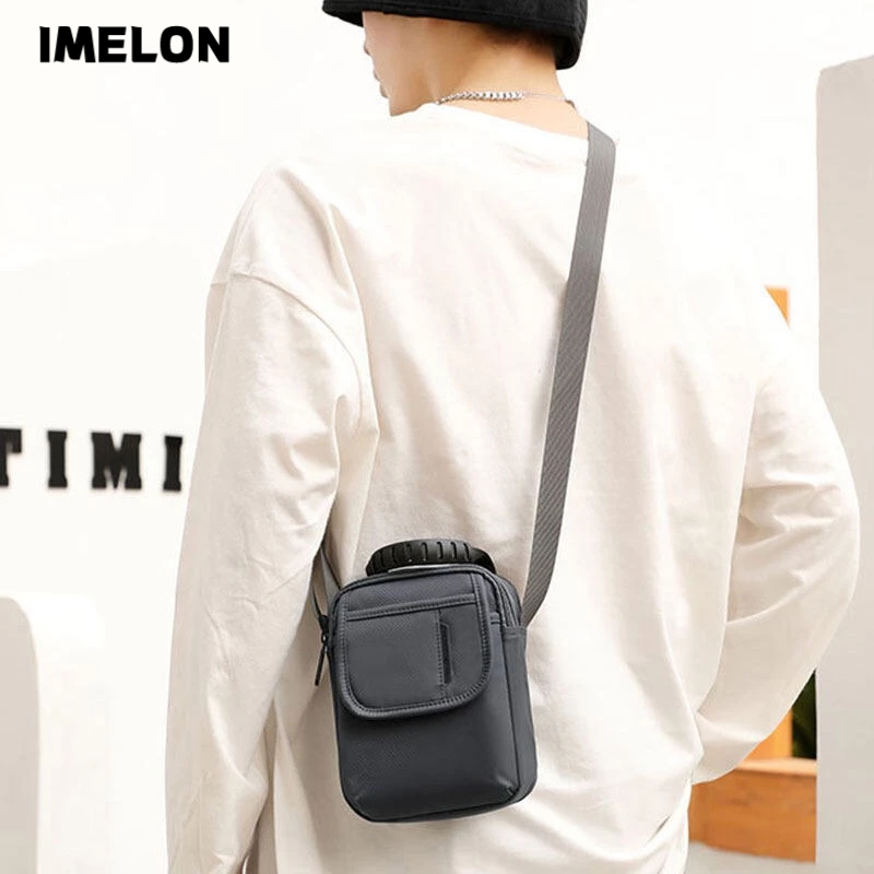 IMELON Túi Đeo Chéo mini Bằng Vải oxford Thời Trang Mùa Hè Hàng Mới Dành Cho Bạn Nam