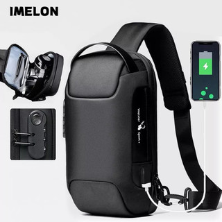 Túi thể thao IMELON đeo chéo ngực cỡ lớn chống trộm cho nam