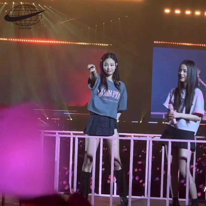 Kaisike Áo Thun cotton Tay Ngắn In Hình Nhóm Nhạc BLACKPINK day tour Tokyo Dome 2023