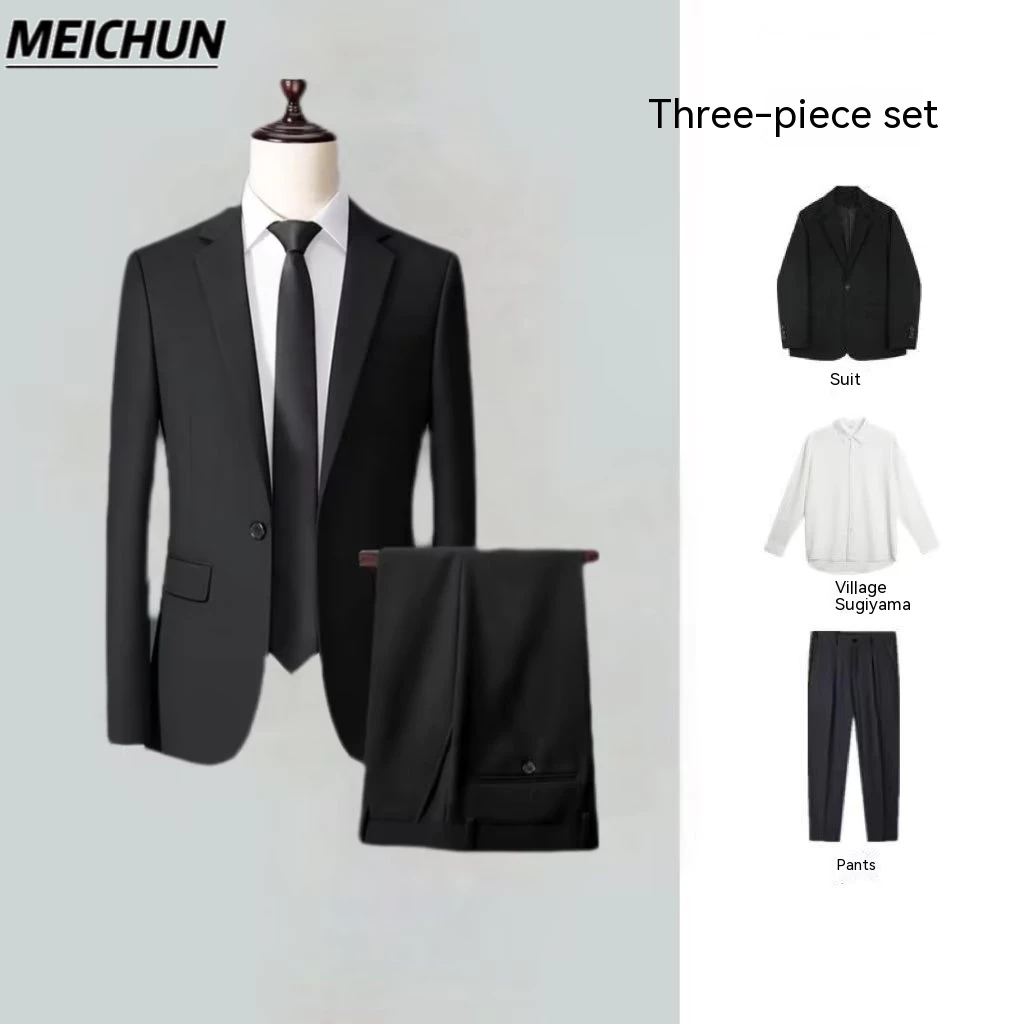 Set Đồ Vest Phong Cách Hàn Quốc Lịch Lãm Cho Nam