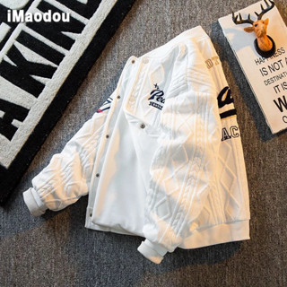 iMaodou Áo Khoác bomber Phong Cách retro Thời Trang Cho Nam