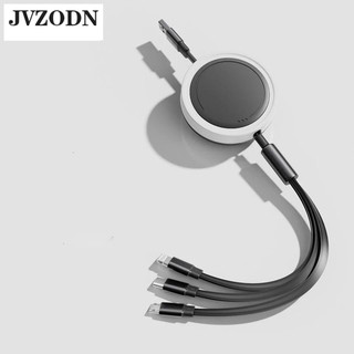 JVZODN Cáp Sạc Nhanh 66w 5a usb 3 Trong 1 Kéo Dài Thông Dụng Cho Điện Thoại Di Động