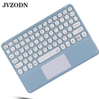JVZODN Bàn Phím Không Dây mini 10 Inch Siêu Mỏng Có Thể Sạc Lại Cho laptop windows android pc