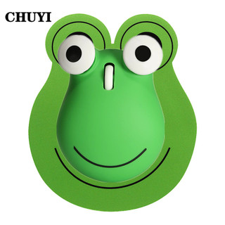CHUYI Chuột không dây 2.4ghz 1200dpi Hình Động Vật Dễ Thương