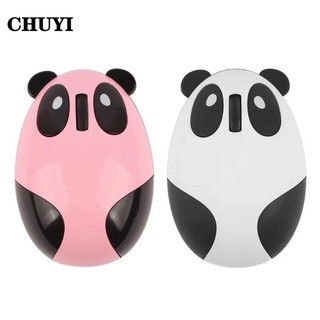 CHUYI Chuột Quang Không Dây 2.4ghz Hình Gấu Trúc Dễ Thương Cho pc laptop