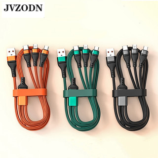 JVZODN Dây Cáp Sạc Nhanh 6a 100w 3 Trong 1 Cho Điện Thoại android