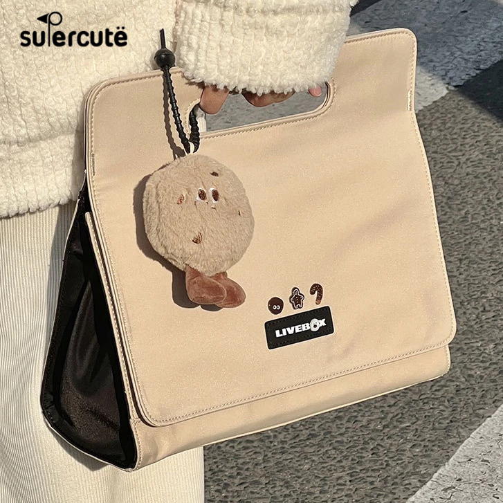 Túi tote SUPERCUTE sức chứa lớn thời trang xinh xắn cho nữ