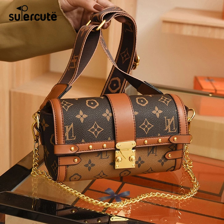 SUPERCUTE Túi Đeo Chéo Vai In Họa Tiết Thời Trang Dành Cho Nữ