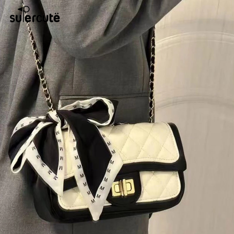 SUPERCUTE Túi Đeo Chéo Vai Bằng Da PU Thời Trang Sành Điệu Bắt Mắt Cho Nữ