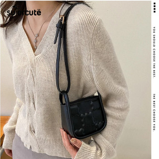Túi xách đeo vai SUPERCUTE hình vuông cỡ nhỏ thời trang cho nữ