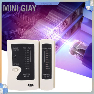 Mini giay máy kiểm tra cáp mạng rj45 rj11 rj12 lan công cụ dây
