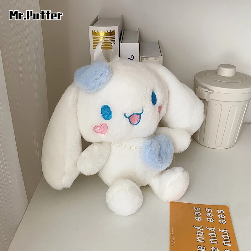 Balo MR PUFFER kiểu hoạt hình chú chó Sanrio Yugui nhồi bông đáng yêu cho bé gái