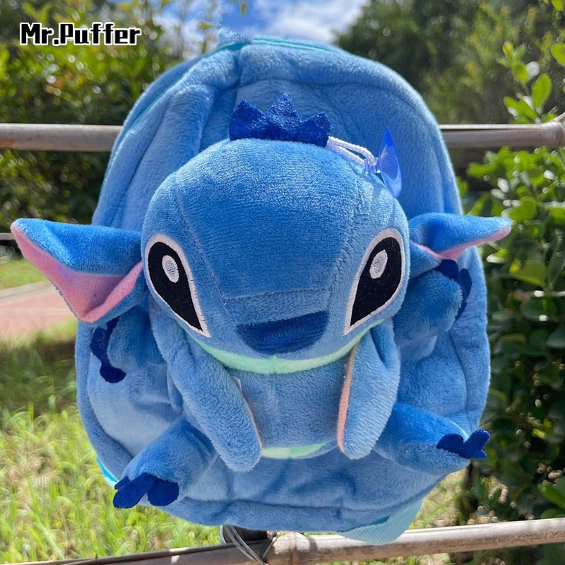 Mr.puffer Ba Lô Thú Nhồi Bông Hình stitch Cổ Điển Bán Chạy Cho Trẻ Em