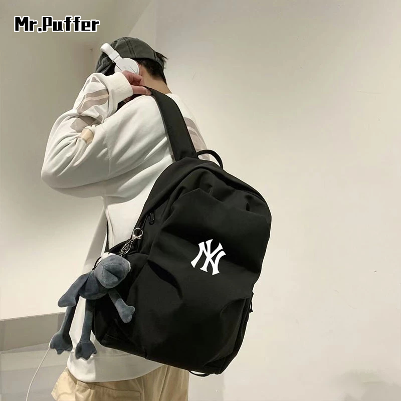 Mr.puffer Ba Lô Thể Thao Du Lịch Đi Học Sức Chứa Lớn Phong Cách Đường Phố Đơn Giản Đa Năng ny Cho Nam Và Nữ