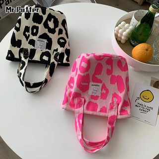 Túi xách MR PUFFER vải canvas cỡ nhỏ phong cách Nhật Bản thời trang cho nữ