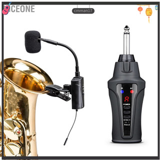 Niceone micro kèn saxophone vỏ nhựa không dây hệ thống thu cho nhạc cụ hơi bằng đồng 100‑240v cmman