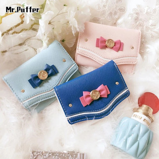 Mr.puffer pp / ví ngắn dễ thương nhật bản