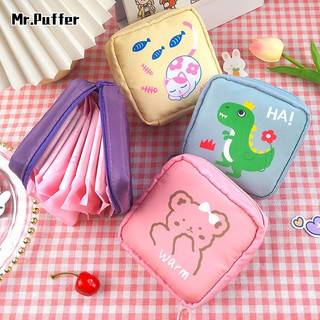 Túi đựng khăn giấy MR PUFFER họa tiết hoạt hình dễ thương cho nữ