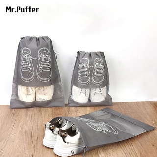Mr .Puffer Túi Dây Rút Đựng Giày Bằng Vải Không Dệt Trong Suốt Chống Bụi Bẩn Thoáng Khí