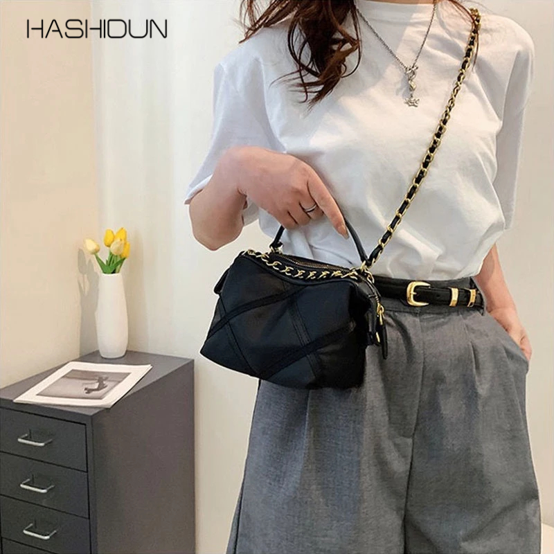 HASHIDUN Túi Vải Oxford Đeo Vai Thời Trang 0 Dành Cho Nữ