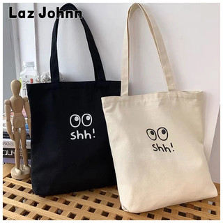 Túi LAZ JOHNN đeo một bên vai bằng vải canvas thân thiện với môi trường cho nữ sinh