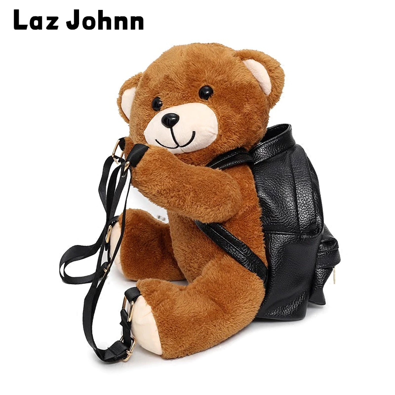 Laz Johnn Hình Gấu Bông Lái Xe Mô Tô Dễ Thương