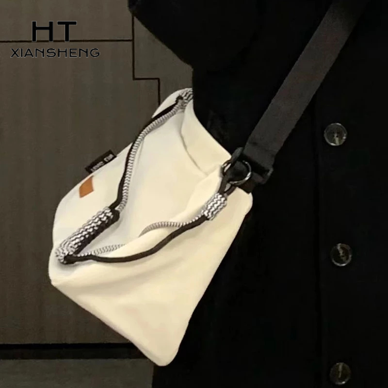 HT XIANSHENG Túi Đeo Vai Hình Gối Sức Chứa Lớn Phong Cách Nhật Bản Và Hàn Quốc Đơn Giản Hàng Mới Dành Cho Bạn Nữ