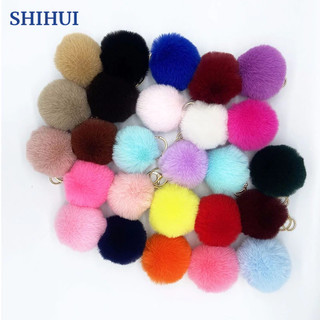 Móc khóa SHIHUI búp bê Otter Rabbit H Airball kích thước 8cm