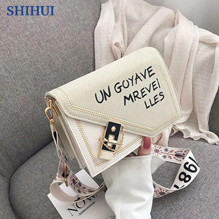 SHIHUI Túi Đeo Vai Hình Vuông Nhỏ Phong Cách Phương Tây Thời Trang Hàn Quốc Mới Cho Nữ