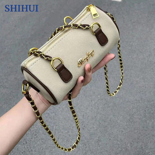 SHIHUI Túi Xách Đeo Chéo Giả Da Lộn Mềm Thời Trang vintage Cho Nữ