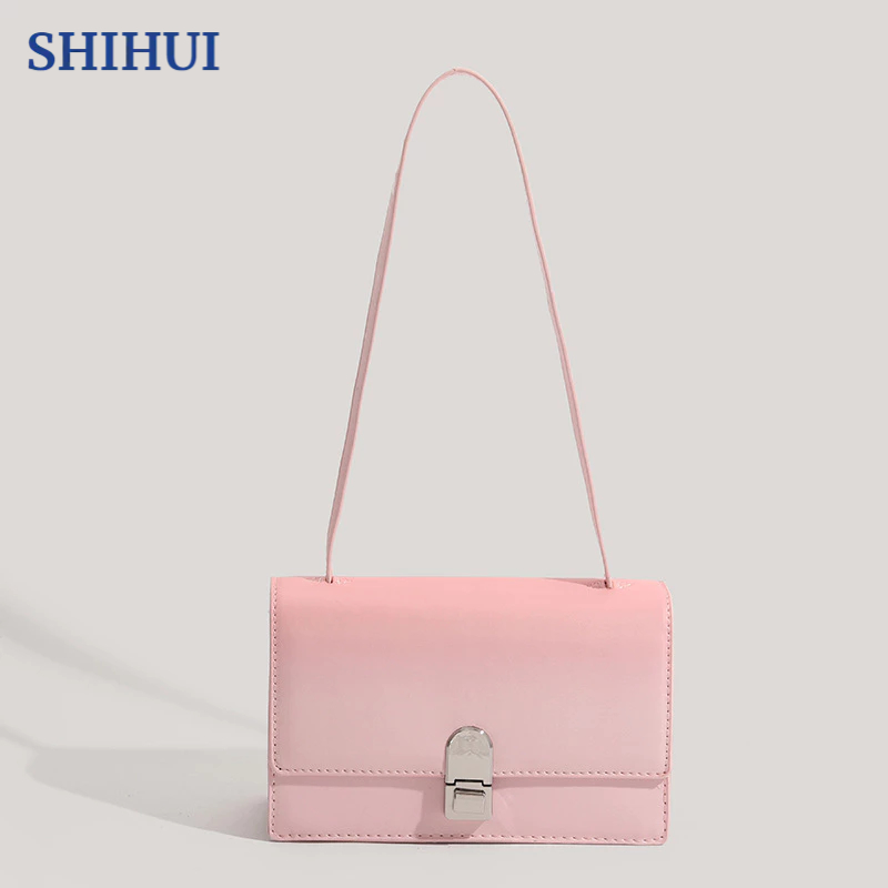 Túi đeo vai SHIHUI có khóa thời trang sành điệu cho nữ