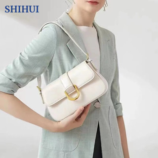 SHIHUI Túi Đeo Chéo Phong Cách vintage Pháp Thời Trang Cao Cấp 2022 stand oil