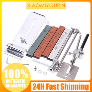 Bộ dụng cụ mài dao chuyên nghiệp bằng thép không gỉ 4 đá mài góc cố định nâng cấp toàn diện
