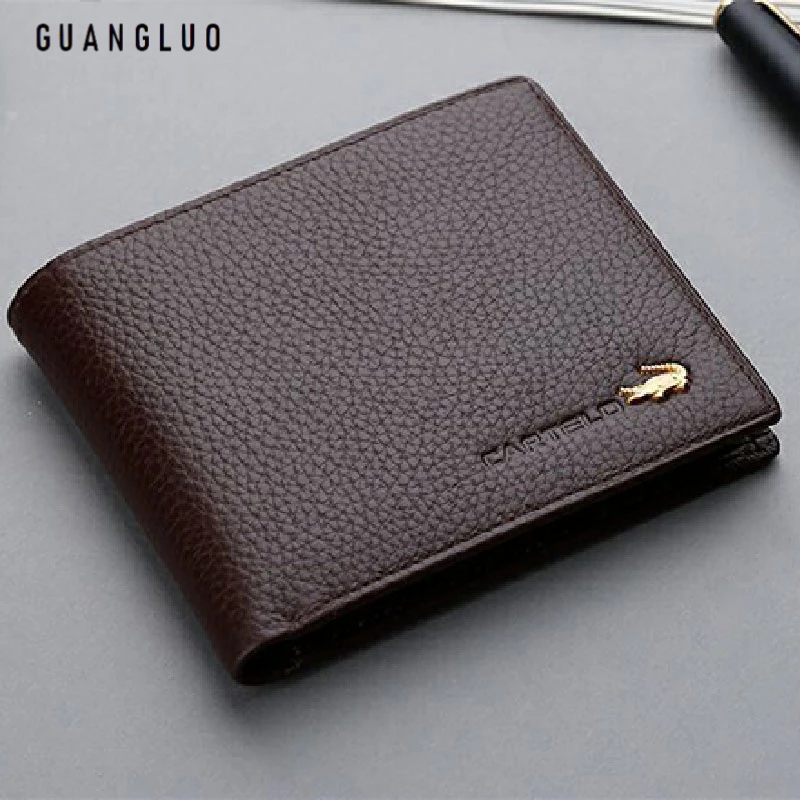guangluoVí Giả Da Cá Sấu Kiểu Dáng Sang Trọng Dành Cho Nam
