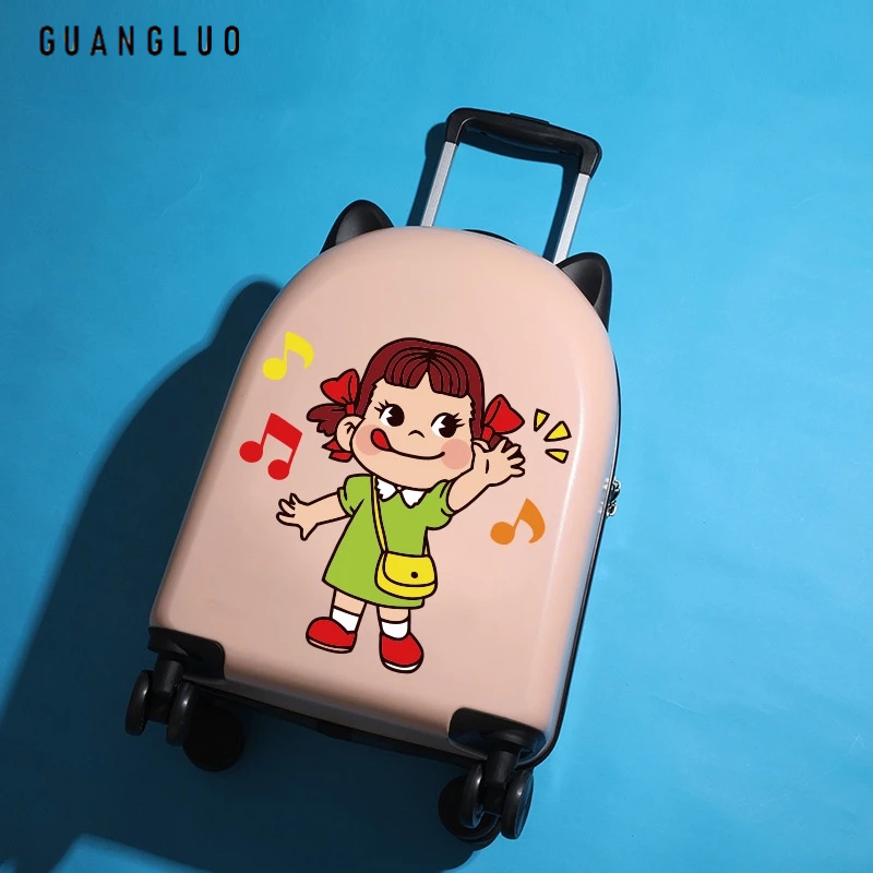 guangluoVa Li Kéo Du Lịch Có Mật Khẩu Kích Thước 1 / 18 Inch In Hoạ Tiết Hoạt Hình Xinh Xắn