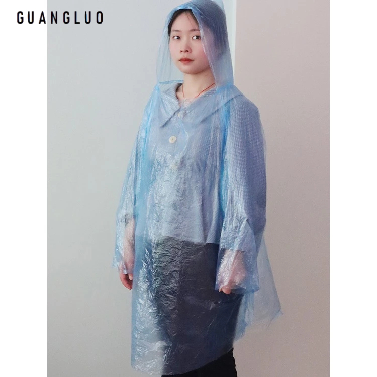 guangluoÁo Mưa Dày Trong Suốt Dùng Một Lần Tiện Dụng Cho Học Sinh Scho