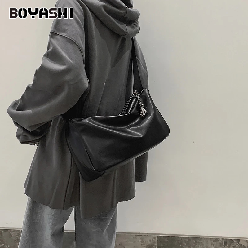 BOYASHI Túi Da Đeo Chéo Thể Thao Thời Trang Dành Cho Nam Và Nữ