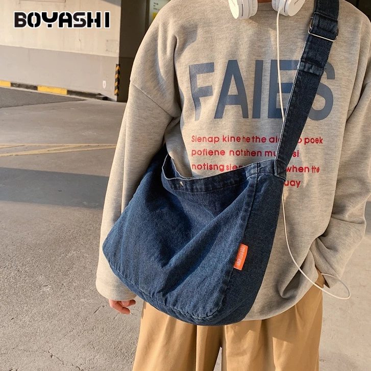 BOYASHI Túi Đeo Chéo denim Thời Trang Dành Cho Nữ