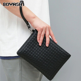 Boyashi túi xách da mềm thiết kế cỡ lớn thời trang công sở cao cấp cho nam